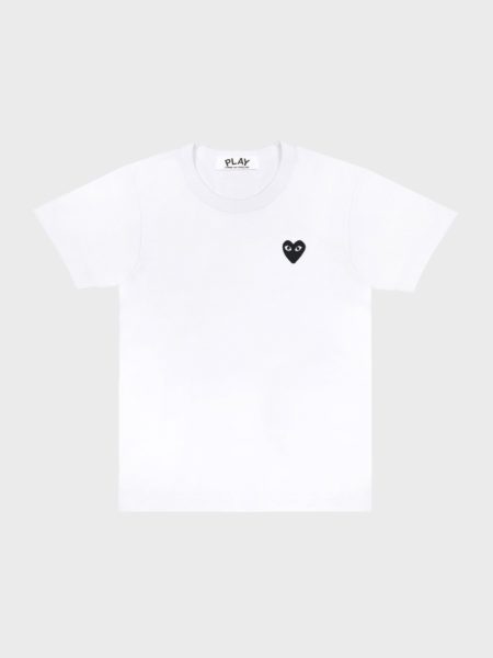 Play T-shirt Black Heart White