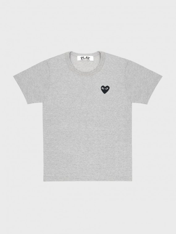 Play T-shirt Black Heart Grey