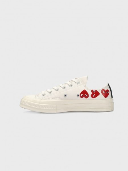 Converse Multi Red Heart Chuck Taylor All Star '70 Low White