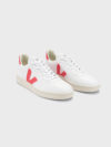veja-women-v-10-cwl-white-rose-fluo-antic-boutik-nice-sneakers