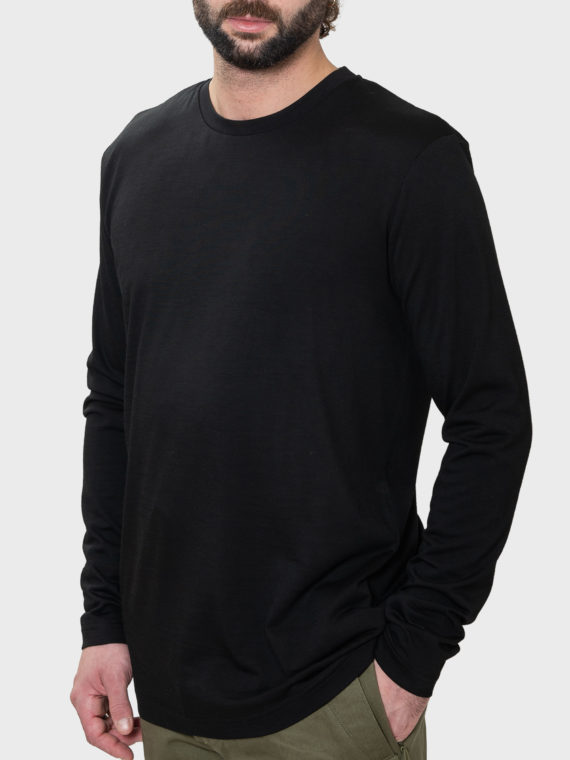 formal-friday-ultrafine-merino-long-sleeve-t-shirt-black-antic-boutik-nice-top
