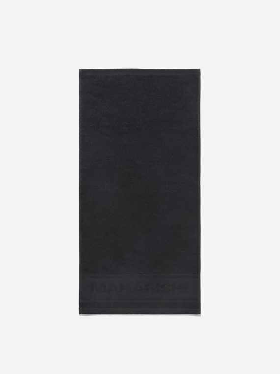 maharishi-9871-towel-organic-cotton-700-black-antic-boutik-nice