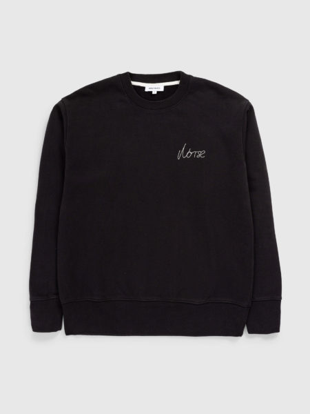 norse-projects-arne-chain-stitch-logo-black-antic-boutik-nice